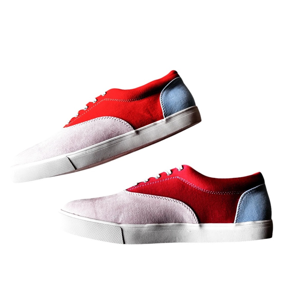 Club Room Sneakers Lance Orange Pink Men's Size 10M Colorblock 100134193 NIB - Picture 9 of 12